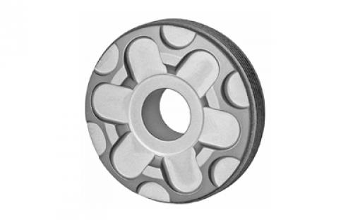 Rugged Suppressors Ti Front Cap, Compatible with Rugged Suppressors, 7.62, Matte Finish, Silver FC005