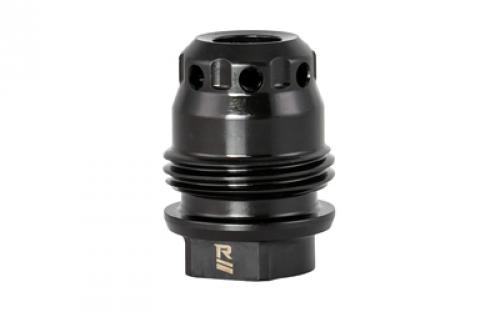 Rugged Suppressors M2 Brake .338, Muzzle Brake, M18x1 Thread Pitch, Matte Finish, Black MB022