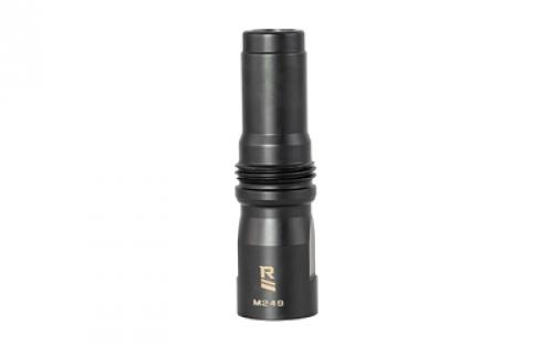 Rugged Suppressors Muzzle Device, Flash Hider, For M249, 9/16x24 LH Thread Pitch, Matte Finish, Black MD001