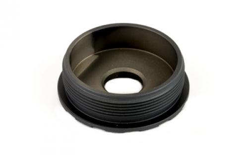 SilencerCo Front Cap, Fits Hybrid, 9MM, Gray AC1412