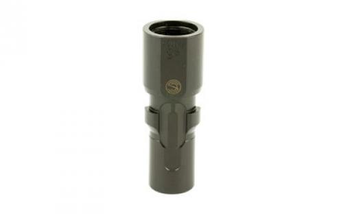 SilencerCo 3-Lug Muzzle Device, 45ACP, 5/8X24, Black Finish AC2603