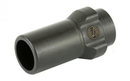 SilencerCo 3-Lug Muzzle Device, 9MM, 1/2X28, Black Finish AC2604