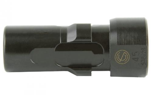 SilencerCo 3-Lug Muzzle Device, 45 ACP, .578x28, Black Finish AC2605