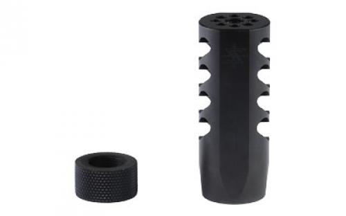 Seekins Precision AR ATC Muzzle Brake, 223 Rem/556NATO, Melonited Black Finish, 1/2X28 Threads 11510035