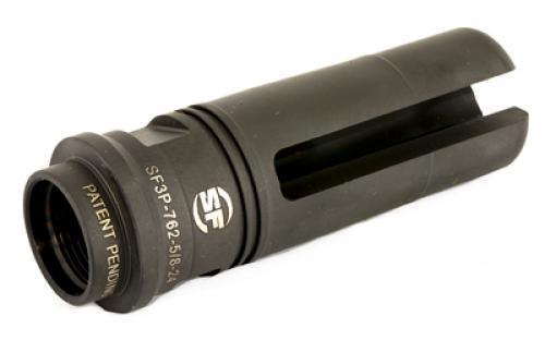 Surefire SOCOM, Flash Hider/Suppressor Adapter, Three Prong, 762NATO, 5/8X24 RH, Black Finish SF3P-762-5/8-24