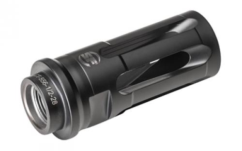 Surefire Closed-Tine Flash Hider, Flash Hider, 223 Remington/556NATO, 1/2X28, DLC Coated, Black SFCT-556-1/2-28