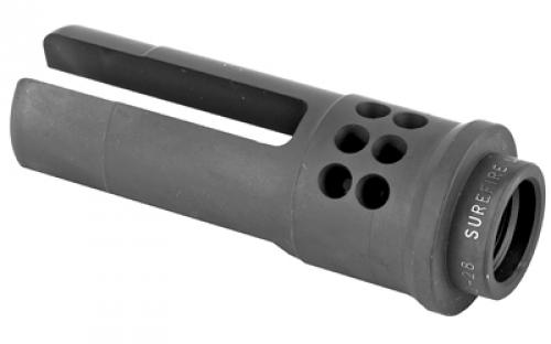Surefire Warcomp, Flash Hider/Suppressor Adapter, 5.56MM, 1/2X28, Black WARCOMP-556-1/2-28