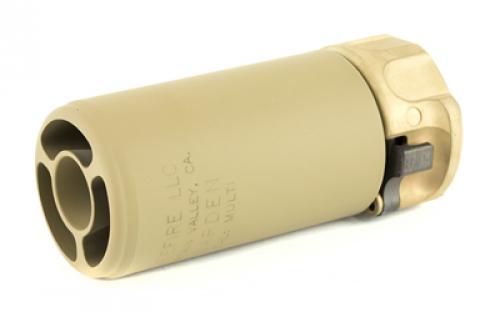Surefire Warden Blast Regulator, Multi Caliber, 5.56MM, 7.62MM, Dark Earth WARDEN-DE
