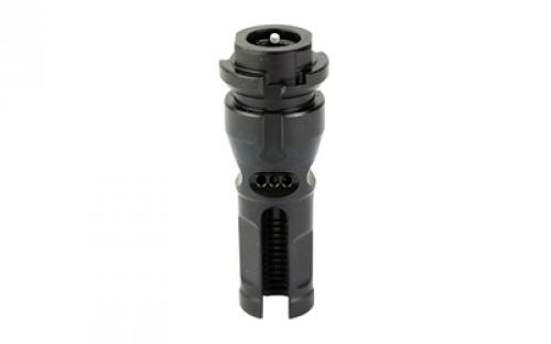 Sons of Liberty Gun Works NOX, Flash Hider, 223 Remington/556NATO, Nitride Finish, Black, 1/2X28, Fits Dead Air Armament Suppressors and KeyMount Accessories, Includes Timing Shims NOX-556
