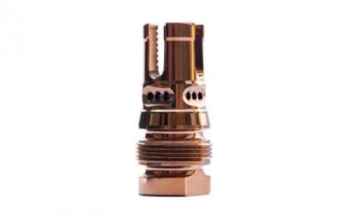 Sons of Liberty Gun Works Xeno NOX, Flash Hider, 223 Remington/556NATO, Threaded 1/2X28, Bronze Heat Treated Finish, Bronze NOX9-556-XENO-BRZ