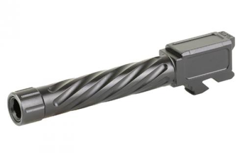 Shadow Systems Match Grade, 4.5 Threaded Barrel, Spiral Fluted, 9MM, Fits Shadow Systems MR/XR Models, Nitride Finish, Black SG9C-02-03TSPL-NIT