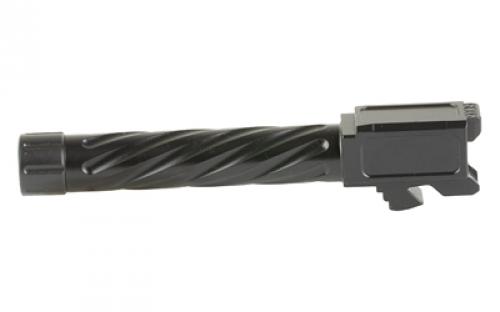 Shadow Systems Match Grade, 4.5" Threaded Barrel, Spiral Fluted, 9MM, Fits Shadow Systems MR/XR Models, Nitride Finish, Black SG9C-02-03TSPL-NIT