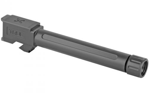 True Precision Barrel, 9MM, Black, Thread Protector, Threaded, Fits Glock 17, DLC TP-G17B-XTBC