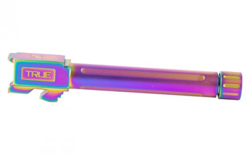 True Precision Barrel, 9MM, Rainbow, Thread Protector, Threaded, Fits Glock 17 TP-G17B-XTS