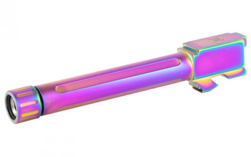 True Precision Barrel, 9MM, Rainbow, Thread Protector, Threaded, Fits Glock 17 TP-G17B-XTS