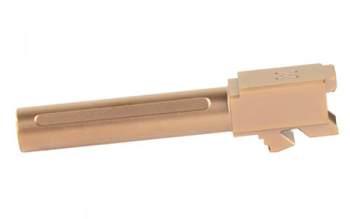 True Precision Barrel, 9MM, For Glock 19, Copper TiCN Finish TP-G19B-XC