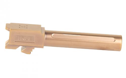 True Precision Barrel, 9MM, For Glock 19, Copper TiCN Finish TP-G19B-XC