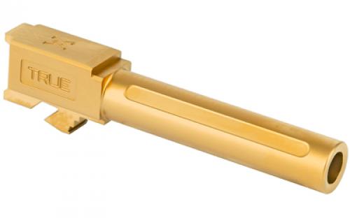 True Precision Barrel, 9MM, Gold Titanium Nitride, Fits Glock 19 TP-G19B-XG