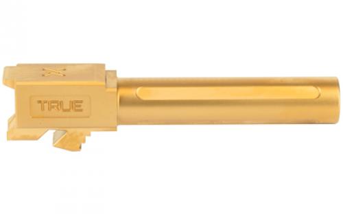 True Precision Barrel, 9MM, Gold Titanium Nitride, Fits Glock 19 TP-G19B-XG