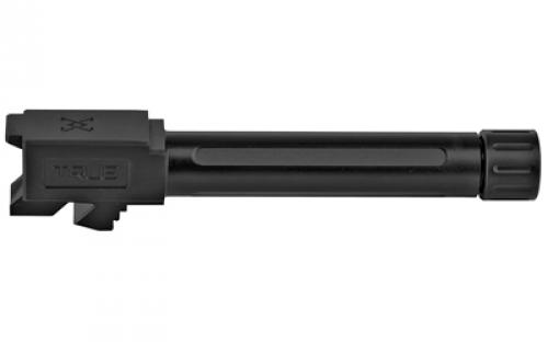 True Precision Barrel, 9MM, Black Nitride, Threaded, Fits Glock 19 TP-G19B-XTBL