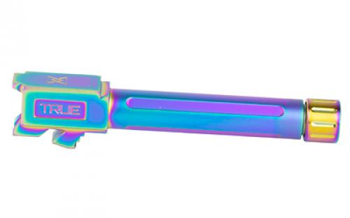True Precision Barrel, 9MM, Rainbow, Thread Protector, Threaded, Fits Glock 19 TP-G19B-XTS