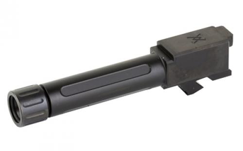 True Precision Threaded Barrel, 9MM, For Glock 26, Black Nitride Finish, Includes Thread Protector TP-G26B-XTBL