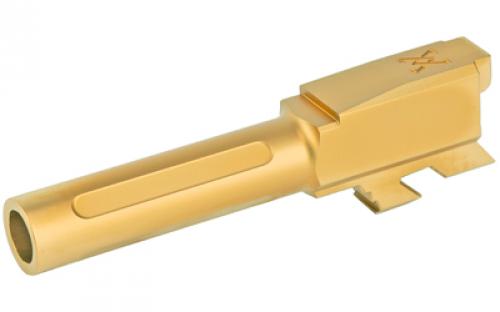 True Precision Barrel, 9MM, Gold Titanium Nitride, Fits Glock 43/43X TP-G43B-XG
