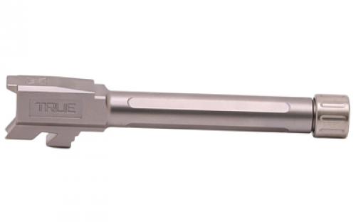True Precision Barrel, 9MM, Silver, Thread Protector, Threaded, Glock 48 TP-G48B-XT