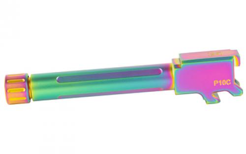 True Precision Barrel, 9MM, Spectrum (Rainbow PVD), Thread Protector, Threaded, CZ P-10C TP-P10CB-XTS