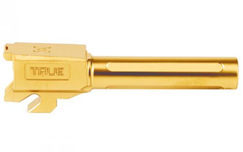 True Precision Barrel, 9MM, Gold Titanium Nitride, Fits Sig P320 Compact TP-P32CB-XG