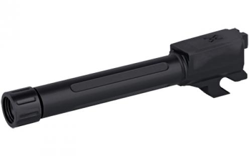 True Precision Barrel, 9MM, Black Nitride, Threaded, Fits Sig P320 Compact TP-P32CB-XTBL
