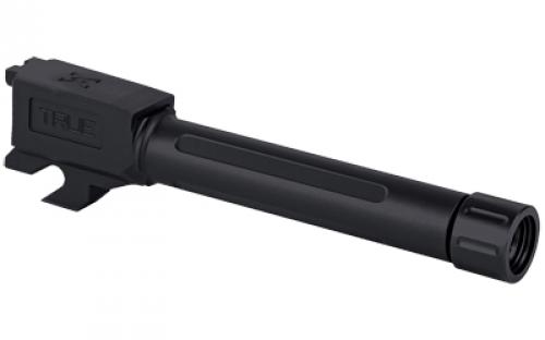True Precision Barrel, 9MM, Black Nitride, Threaded, Fits Sig P320 Compact TP-P32CB-XTBL