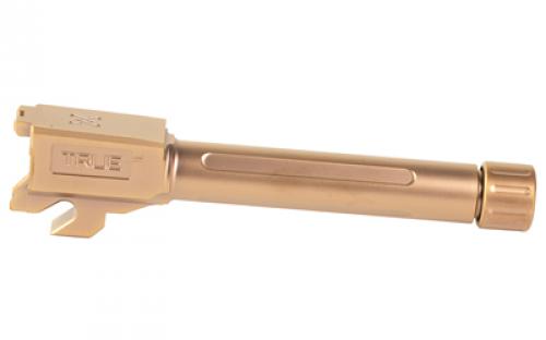 True Precision Threaded Barrel, 9MM, Fits Sig P320 Compact 3.9", Copper TiCN Finish, Includes Thread Protector TP-P32CB-XTC