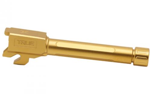 True Precision Barrel, 9MM, Threaded 1/2x28, Fits Sig P320 X-Compact, Titanium Nitride Finish, Gold TP-P32XCB-XTG
