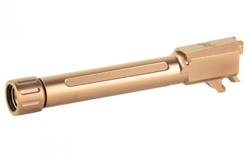 True Precision Threaded Barrel, 9MM, Fits Sig P365XL, Copper TiCN Finish, Includes Thread Protector TP-P365XLB-XTC