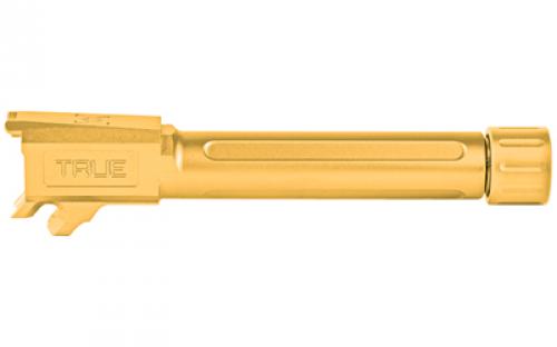 True Precision Barrel, 9MM, Gold, Thread Protector, Threaded, Sig P365XL, Titanium Nitride TP-P365XLB-XTG