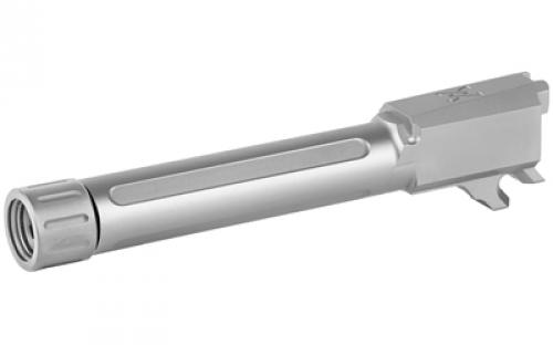 True Precision Barrel, 9MM, Silver, Thread Protector, Threaded, Sig P365XL TP-P365XLB-XT