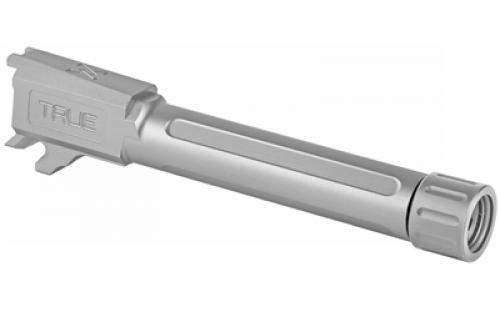 True Precision Barrel, 9MM, Silver, Thread Protector, Threaded, Sig P365XL TP-P365XLB-XT