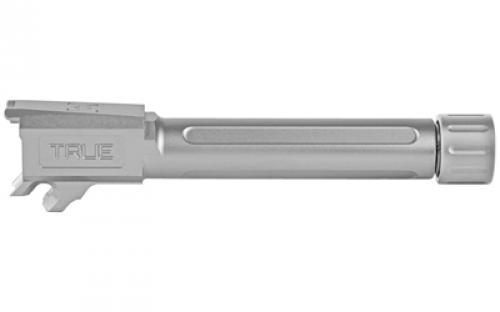 True Precision Barrel, 9MM, Silver, Thread Protector, Threaded, Sig P365XL TP-P365XLB-XT