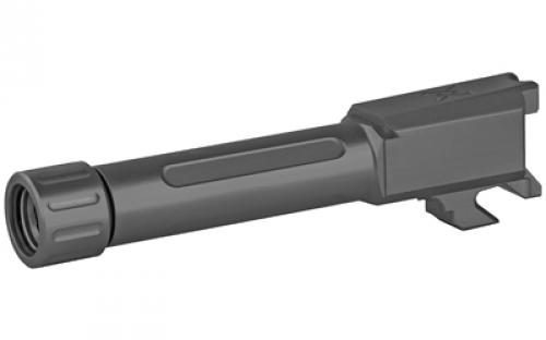 True Precision Barrel, 9MM, Black Nitride, Threaded, Fits Springfield Armory Hellcat TP-SHCB-XTBL