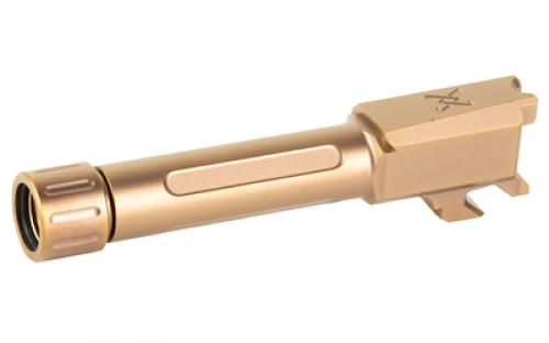 True Precision Threaded Barrel, 9MM, Fits Springfield Armory Hellcat, Copper TiCN Finish, Includes Thread Protector TP-SHCB-XTC