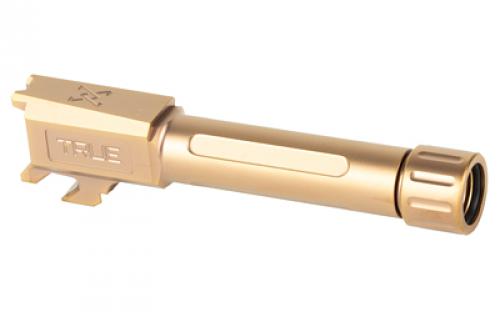 True Precision Threaded Barrel, 9MM, Fits Springfield Armory Hellcat, Copper TiCN Finish, Includes Thread Protector TP-SHCB-XTC