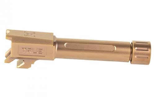 True Precision Threaded Barrel, 9MM, Fits Springfield Armory Hellcat, Copper TiCN Finish, Includes Thread Protector TP-SHCB-XTC