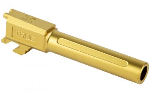 True Precision Barrel, 9MM, Fits Springfield Hellcat Pro, Titanium Nitride Finish, Gold TP-SHCPB-XG