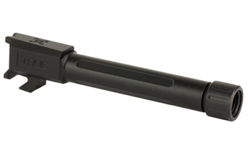 True Precision Barrel, 9MM, Threaded 1/2x28, Fits Springfield Hellcat Pro, Nitride Finish, Black TP-SHCPB-XTBL