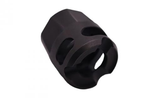 True Precision Y-Micro Comp, Compensator, 9MM, Fits 1/2-28 Threads, Nitride Finish, Black TP-YMICRO-BL