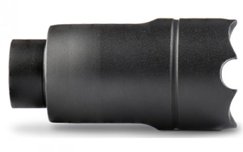 Ultradyne USA ATHENA Linear Compensator, 5.56MM/223REM, Fits AR-15s with 1/2X28 Threads, Black, 3.8 oz., 416 Stainless Steel, Includes Shrouded Timing Nut UD10660