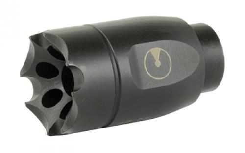 Ultradyne USA ATHENA Linear Compensator, 762NATO/308 Winchester, Fits AR-10s with 5/8X24 Threads, Black, 4.6 oz., 416 Stainless Steel, Includes Shrouded Timing Nut UD10690