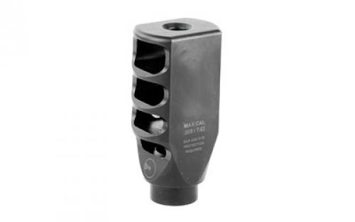 Ultradyne USA PEGASUS Brake, 762NATO/308 Winchester, Fits AR-10s with 5/8X24 Threads, Black, 4.6 oz., 416 Stainless Steel, Includes Shrouded Timing Nut UD10700