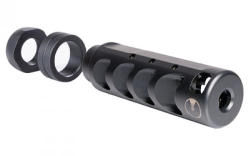 Ultradyne USA Apollo MAX Compensator with Timing Nut 7.62, AR-10, LR-308, 5/8-24 Thread, .975 Outside Diameter, Steel Nitride Finish UD10710